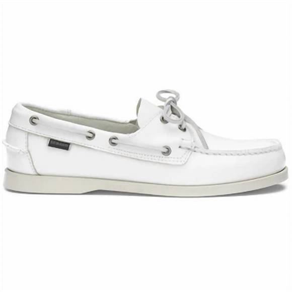 NEW SEBAGO mens portland loafer - medium width in white - Picture 1 of 3